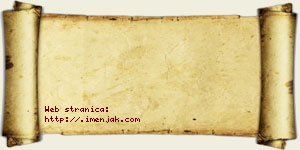 Jana Miladinović vizit kartica